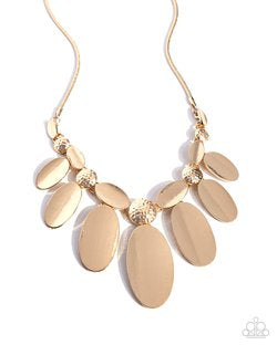 Hammered Horoscope Gold-Necklace