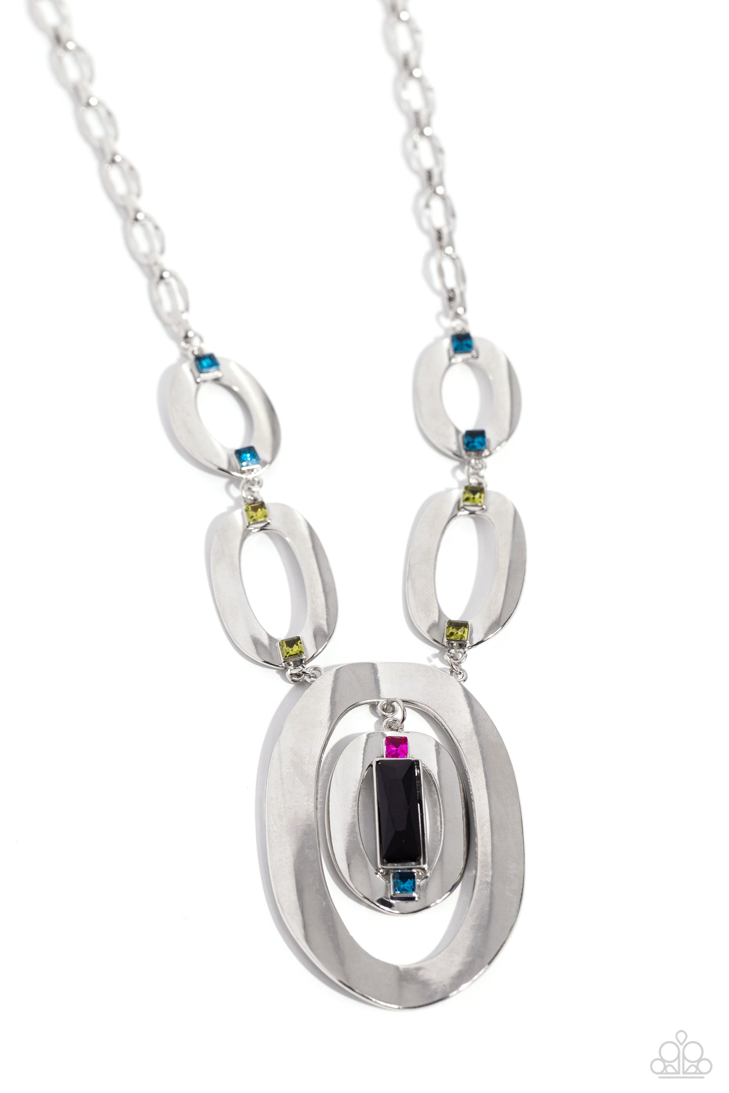 OVAL the Top Black-Necklace