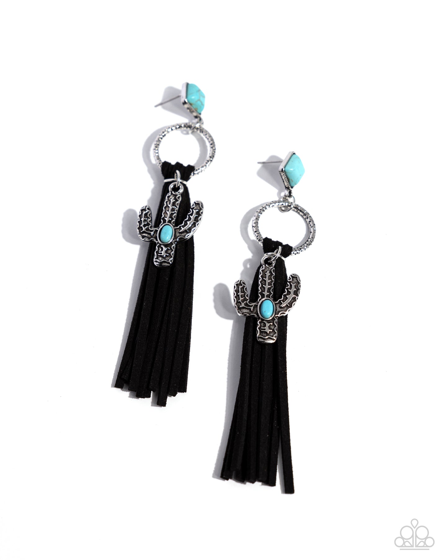 Southwestern Season Black-Earrings