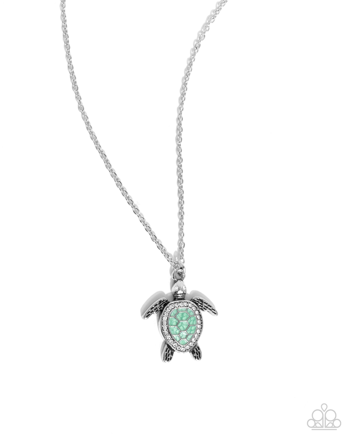 Turtle Tourist Green-Necklace