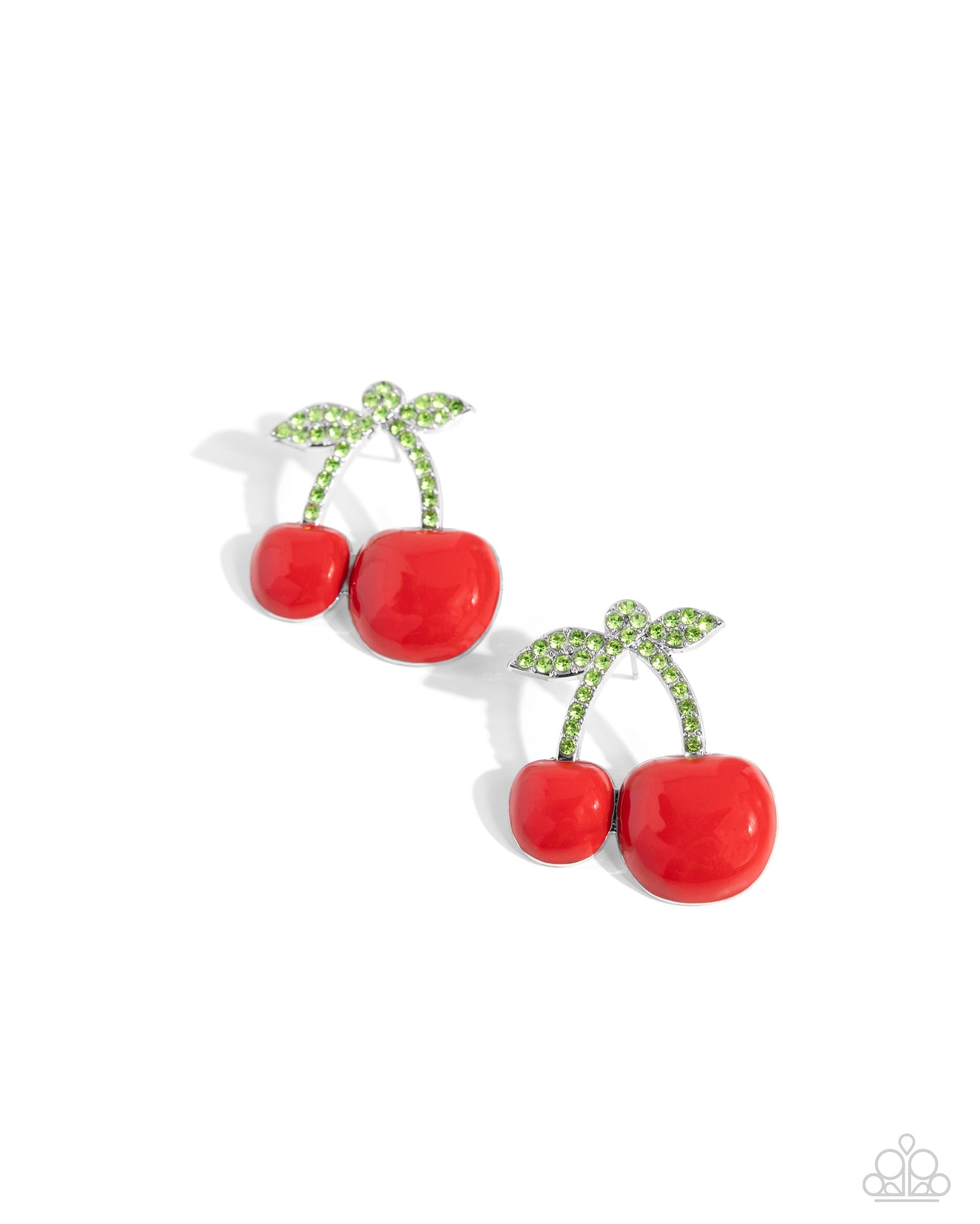 Charming Cherries Red-Earrings
