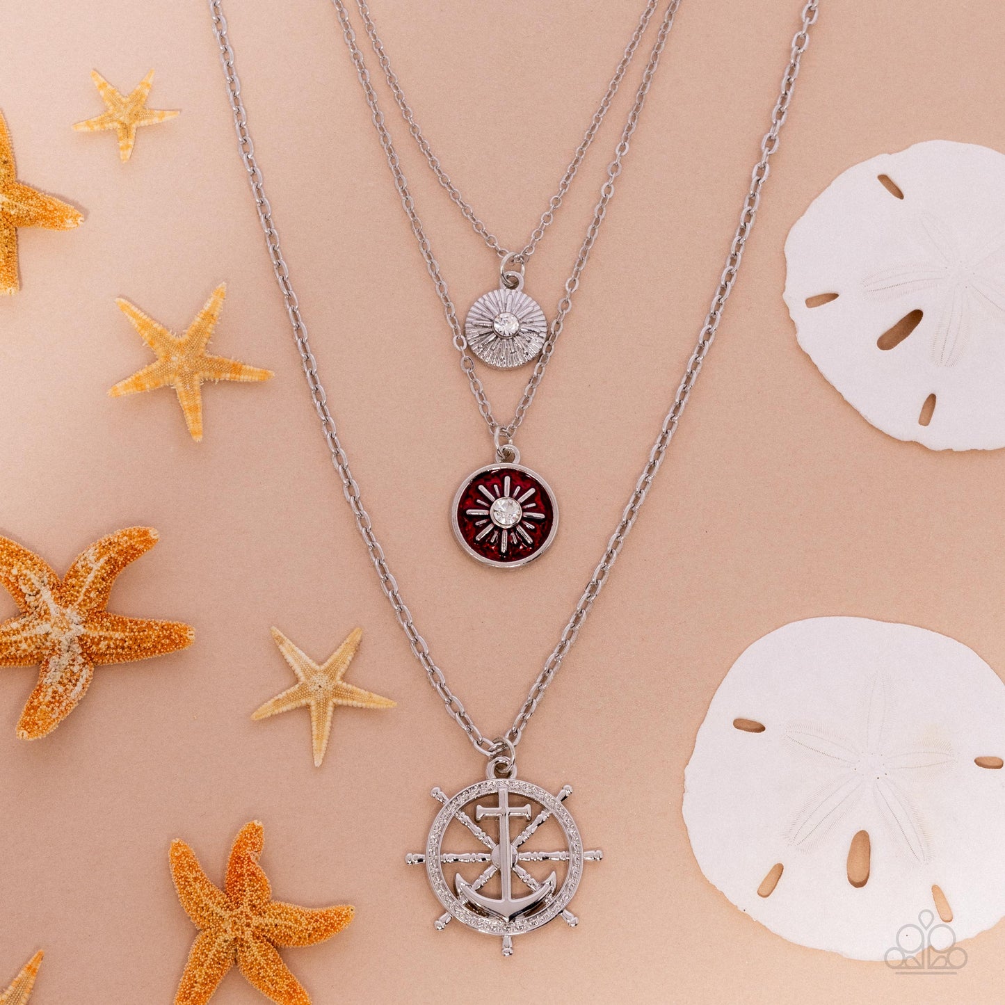 Anchor Arrangement Red-Necklace