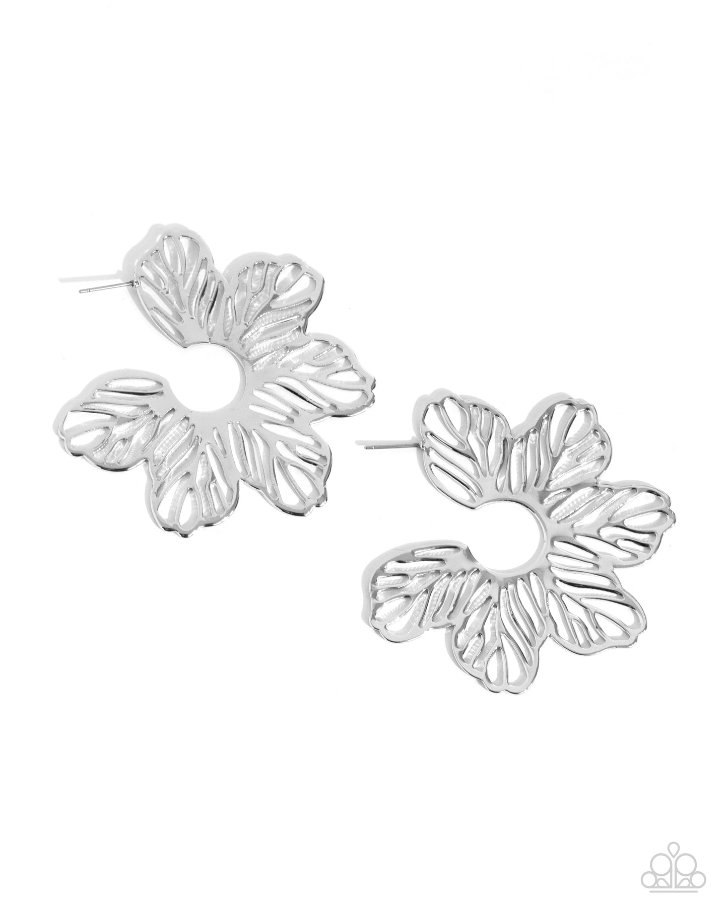 Floral Fame Silver-Earrings