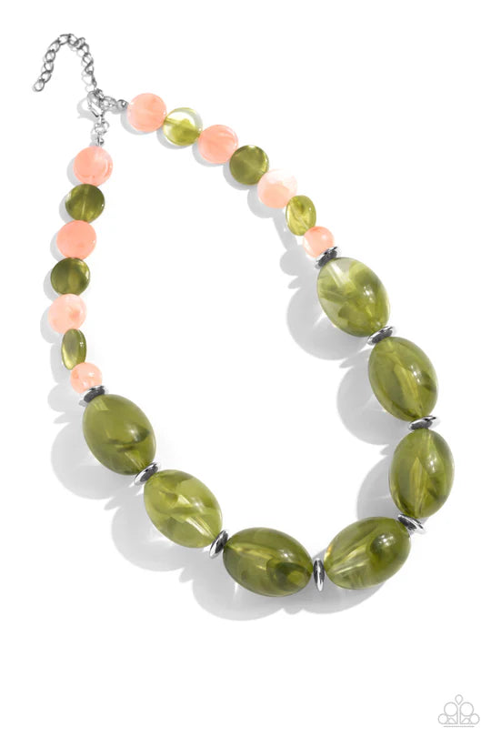 Belle of the Beach Green-Necklace