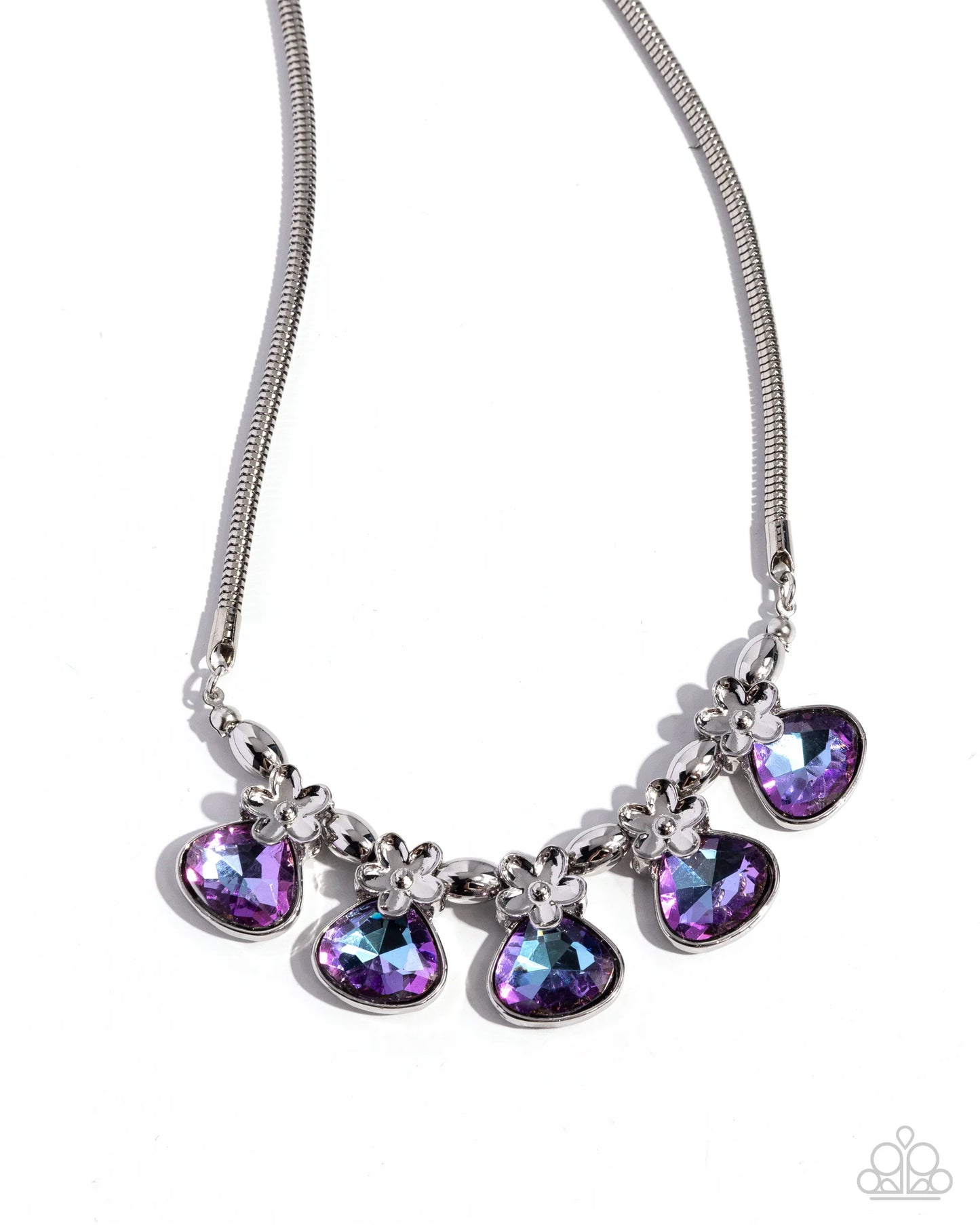 Teardrop Tribute Purple-Necklace
