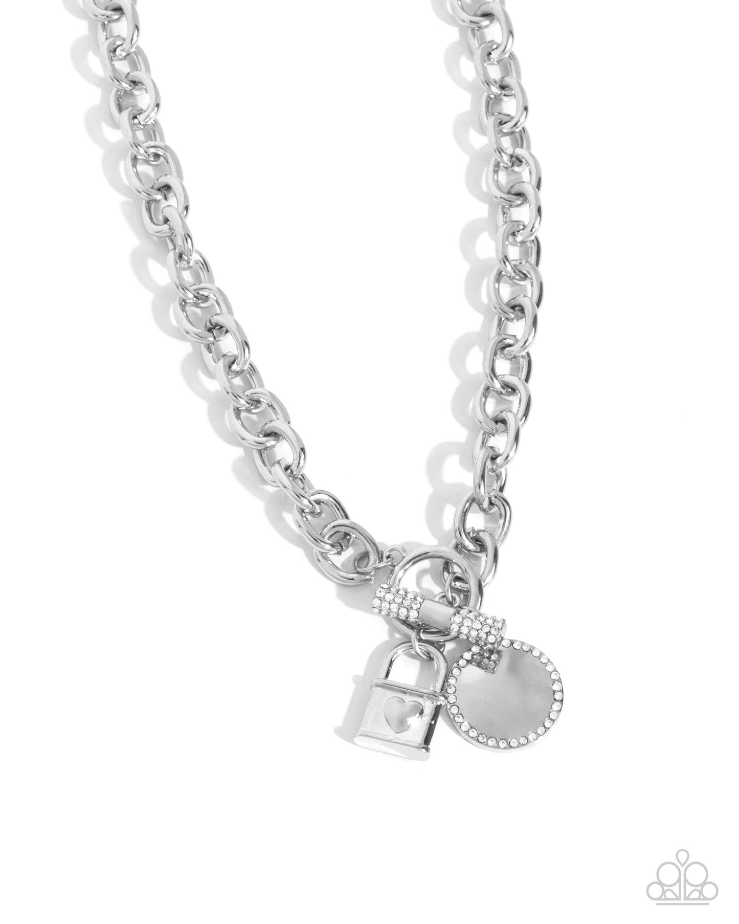 Locked Lady White-Necklace
