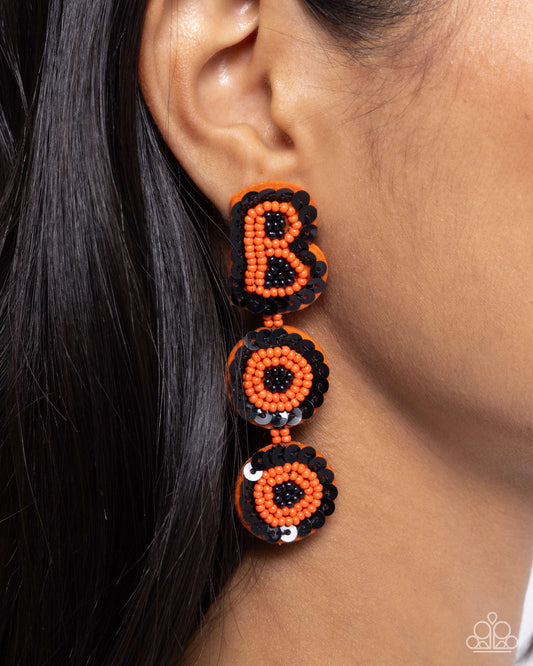 Halloween Bash Orange-Earrings