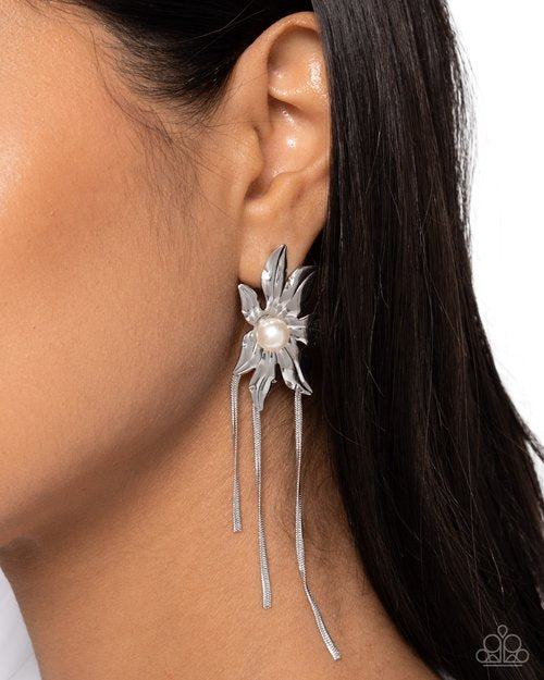 Pearl Panorama White-Earrings