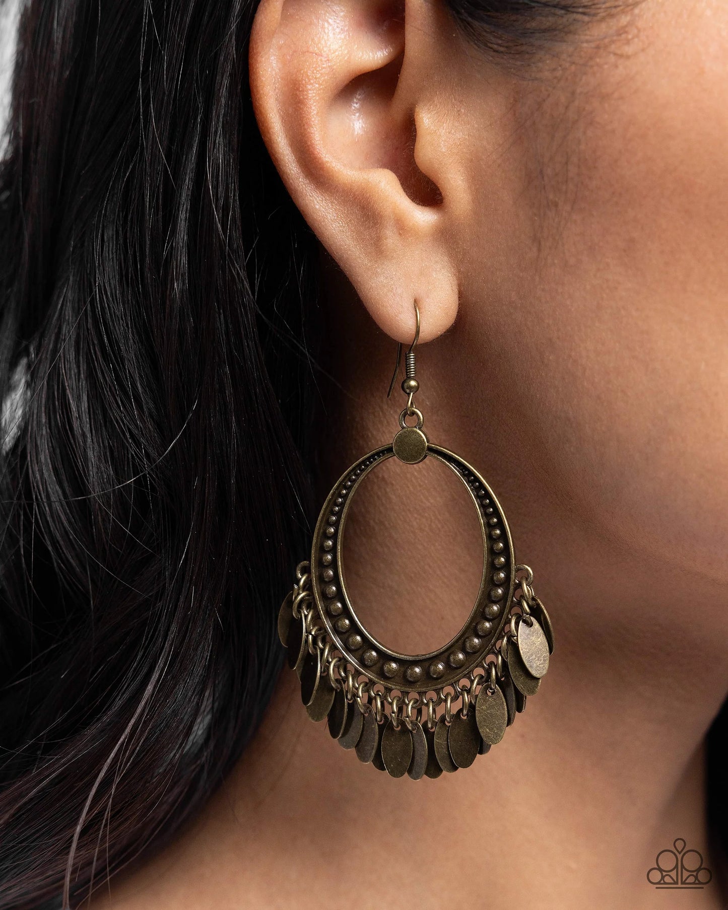 Homestead Hustle Brass-Earrings
