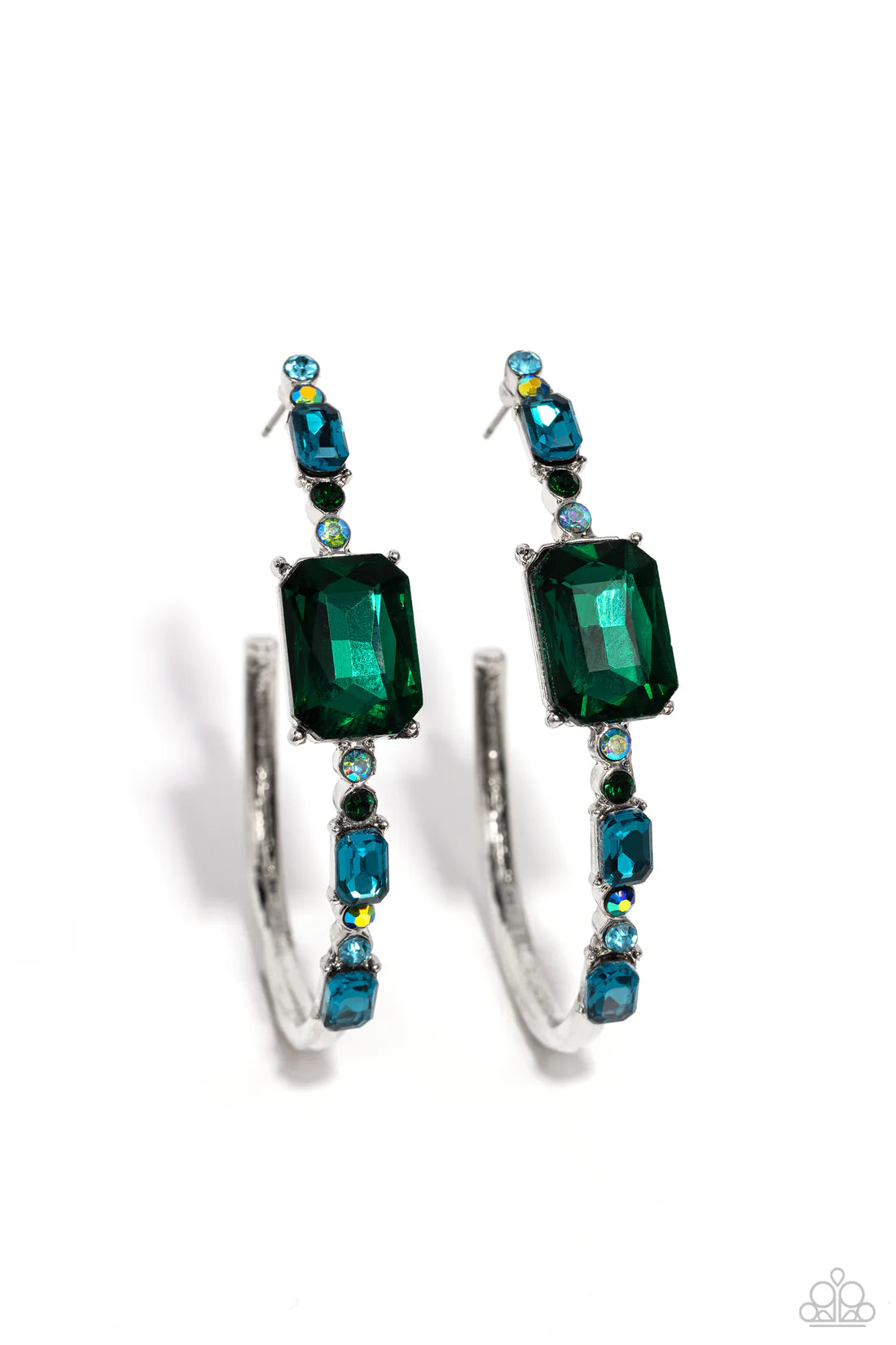 Elite Ensemble Green-Earrings