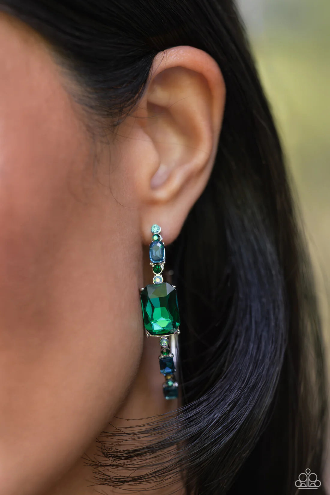 Elite Ensemble Green-Earrings