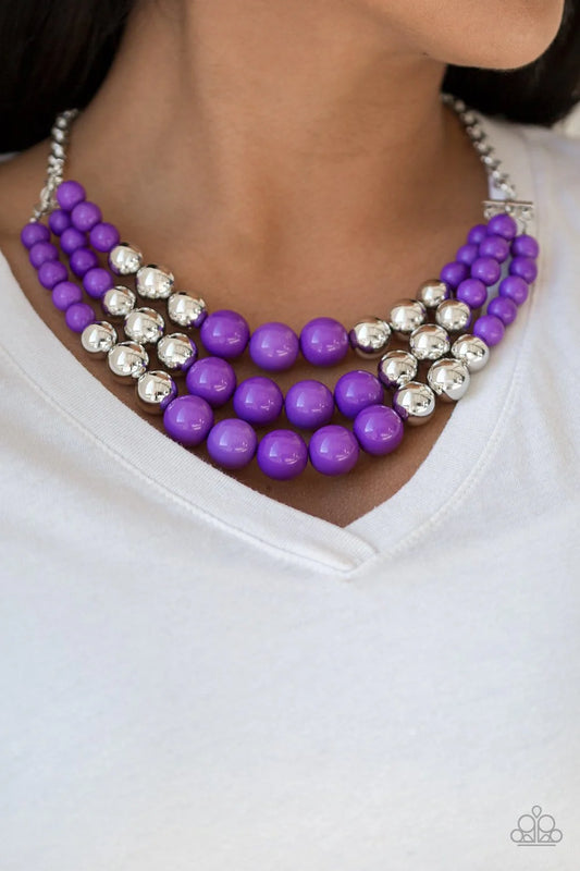 Dream Pop Purple-Necklacee