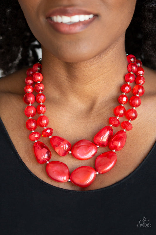 Beach Glam Red-Necklace