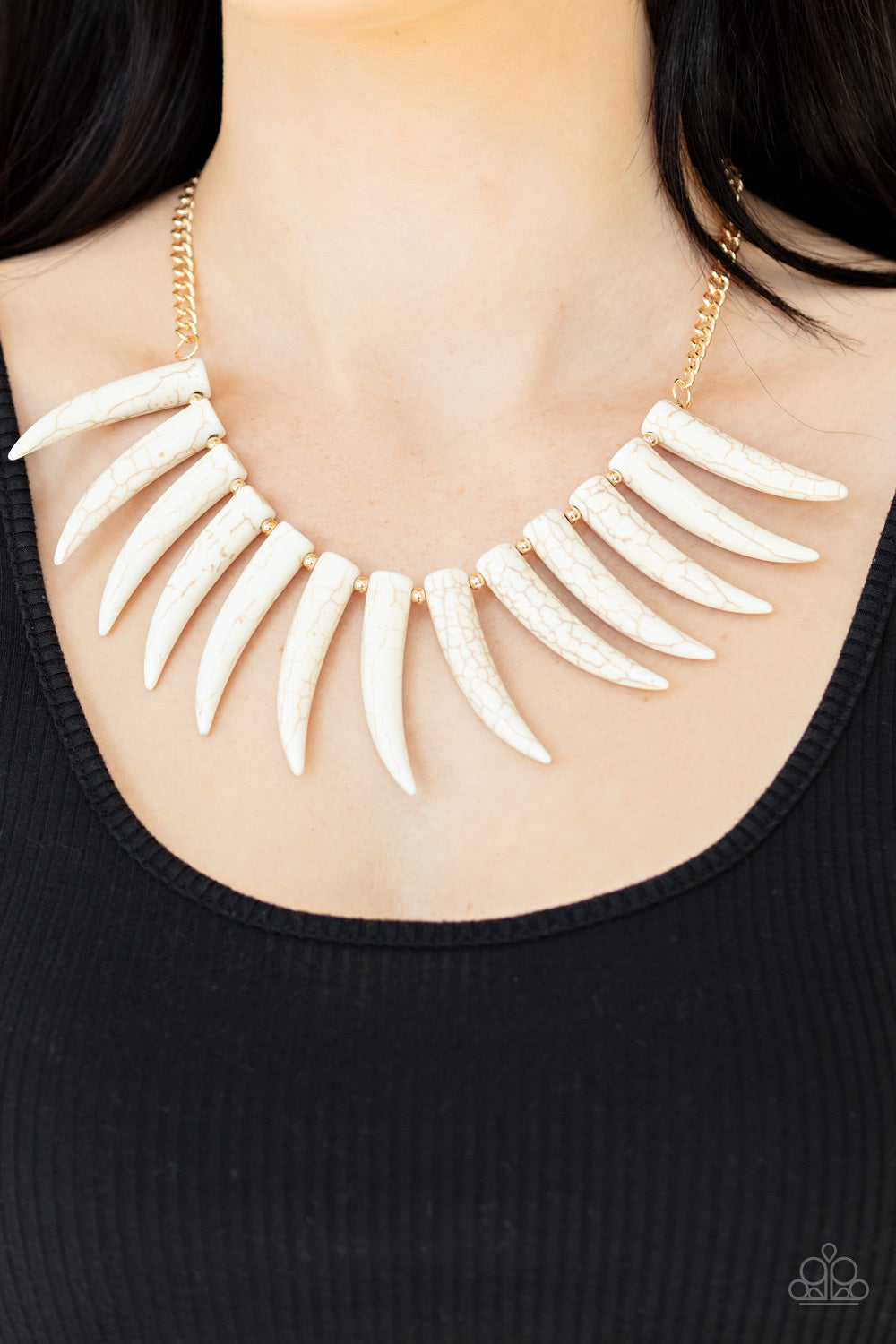 Tusk Tundra White-Necklace