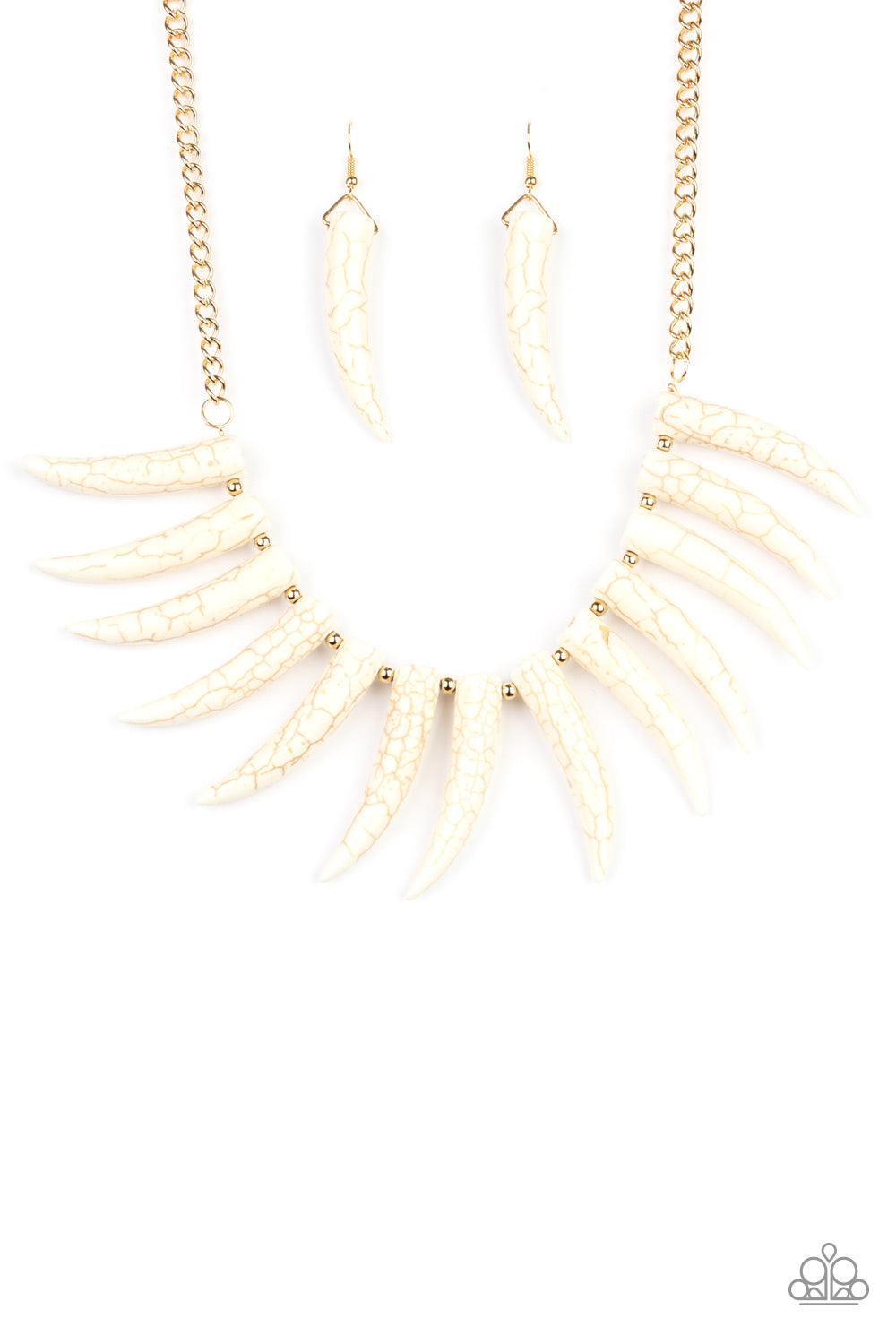 Tusk Tundra White-Necklace