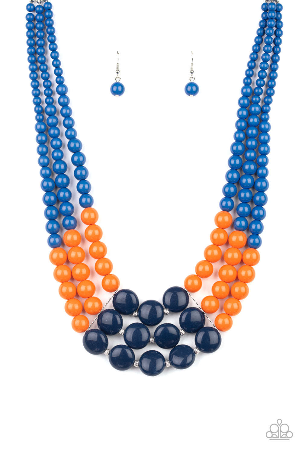 Beach Bauble Blue-Necklace