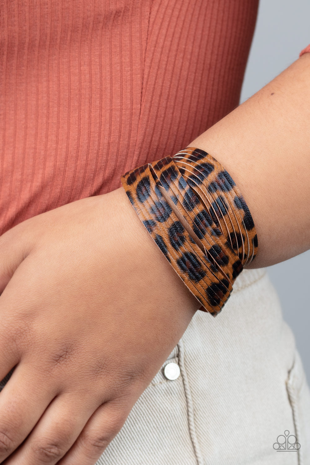 Hey GRRirl Brown-Bracelet