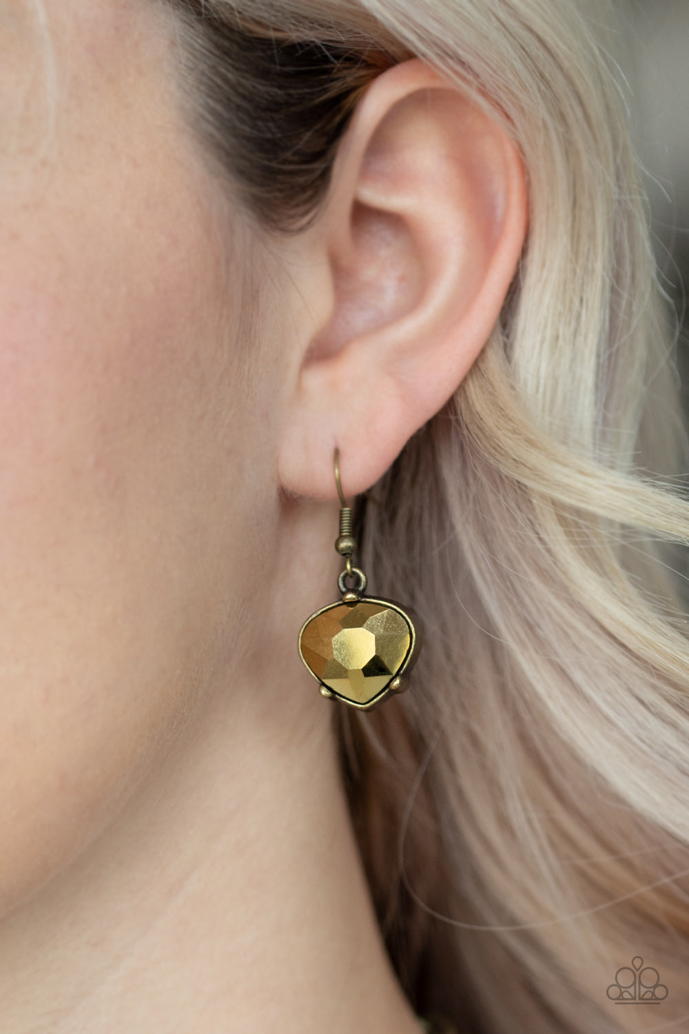 Star Quality Sparkle Brass-Necklace