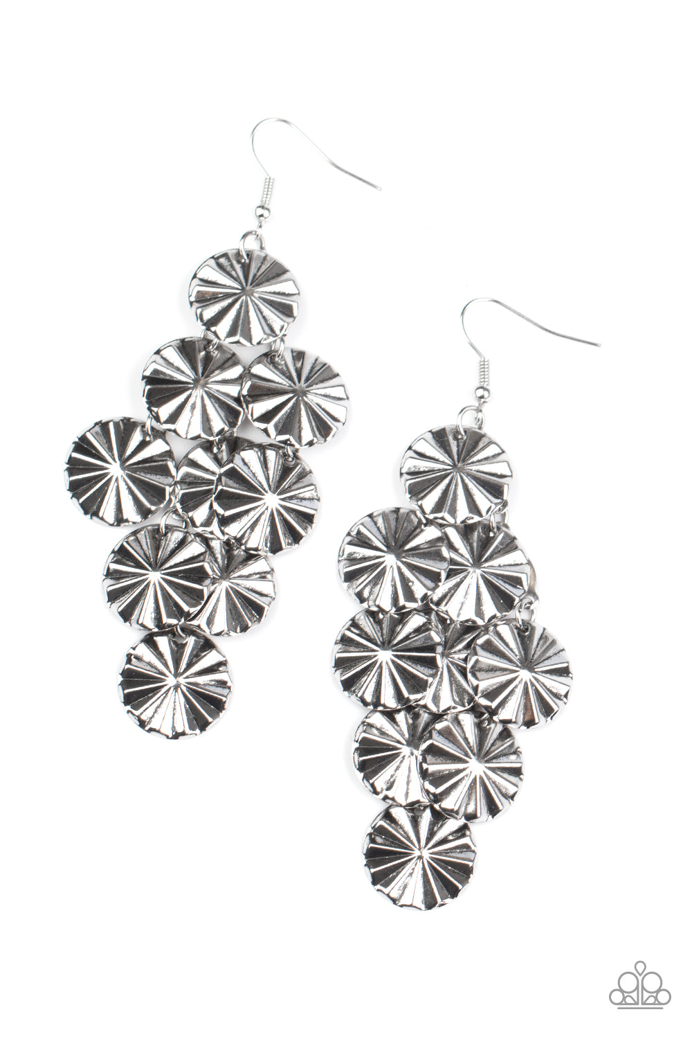 Star Spangled Shine Silver-Earrings