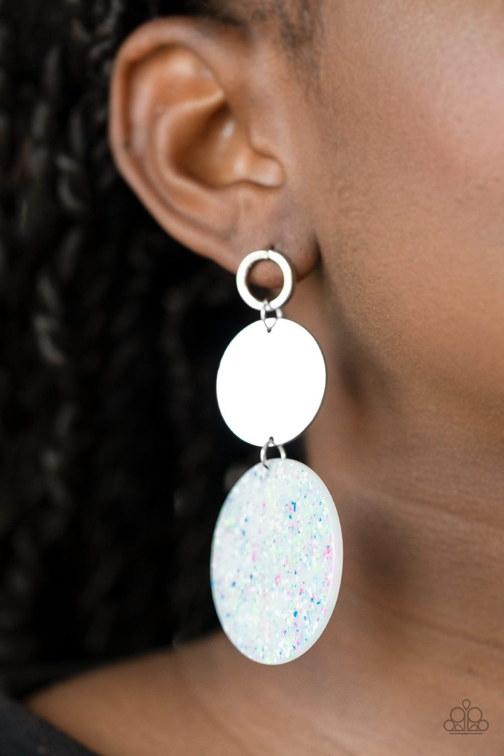 Beach Day Glow Blue-Earrings