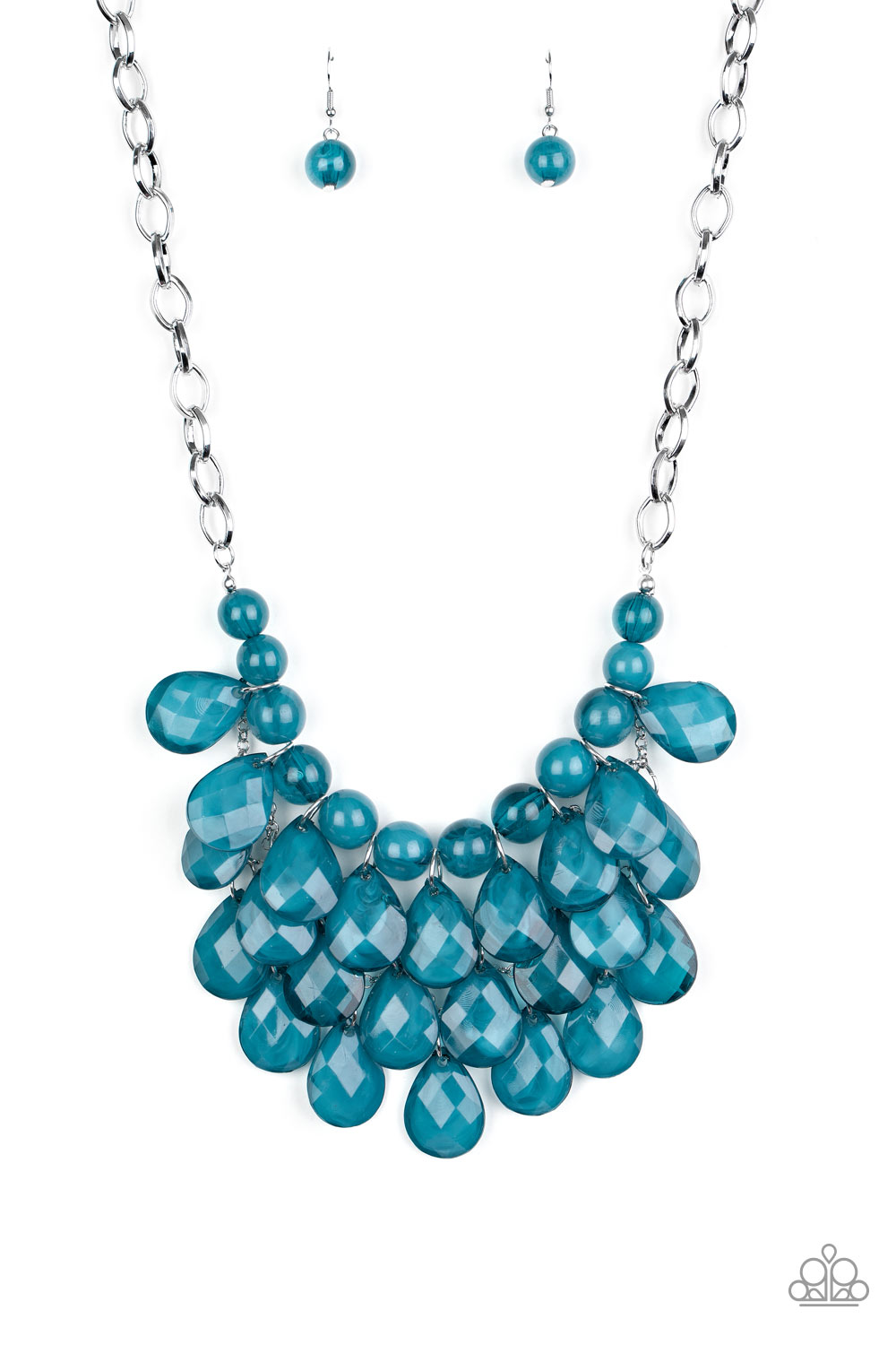 Sorry To Burst Your Bubble Blue-Necklace