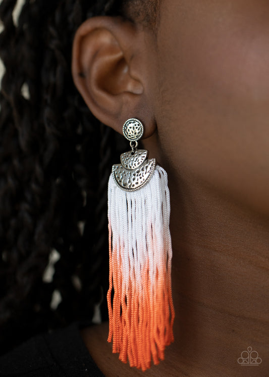 DIP It Up Orange-Earrings