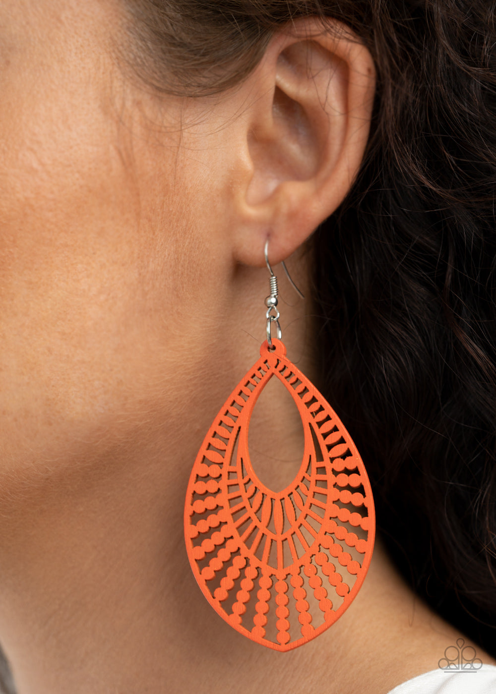 Bermuda Breeze Orange-Earrings
