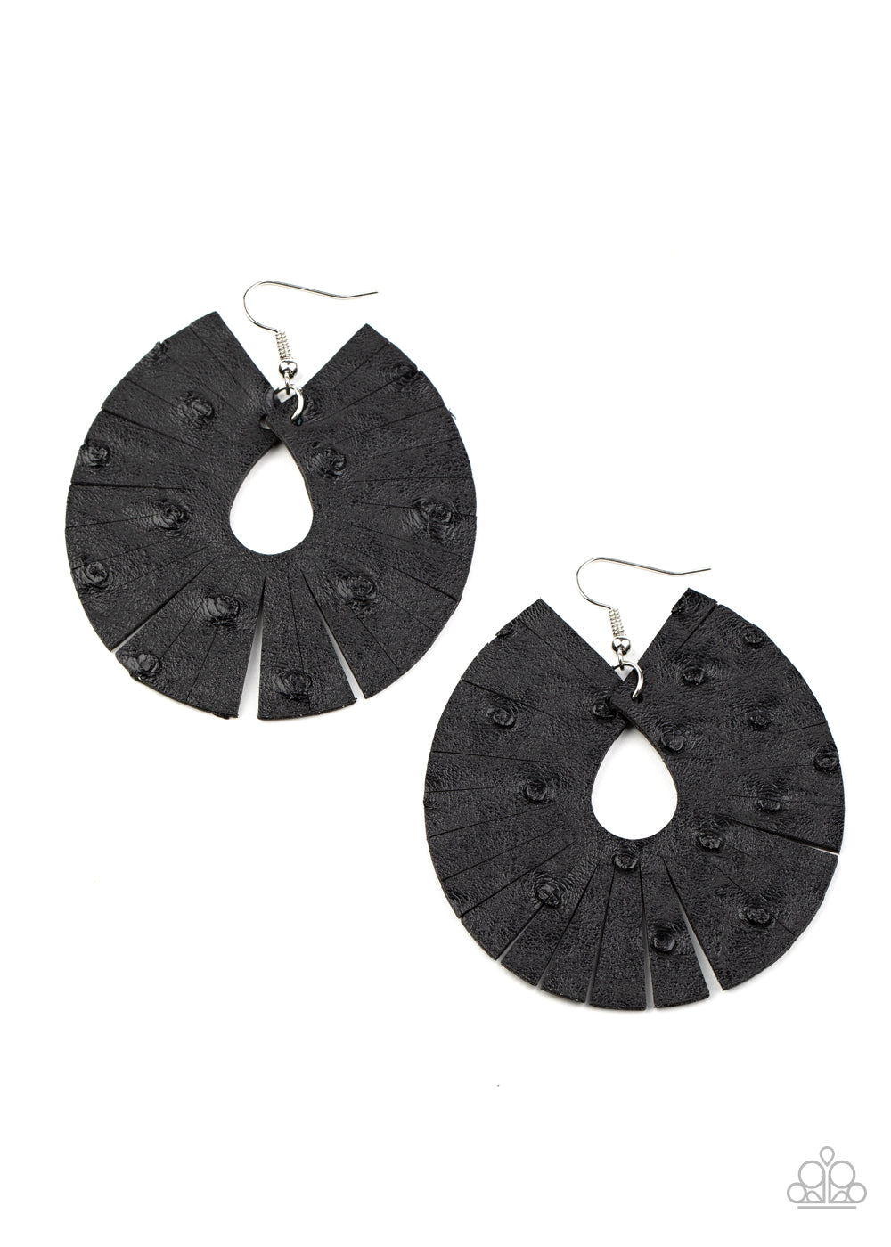 Palm Islands Black-Earrings