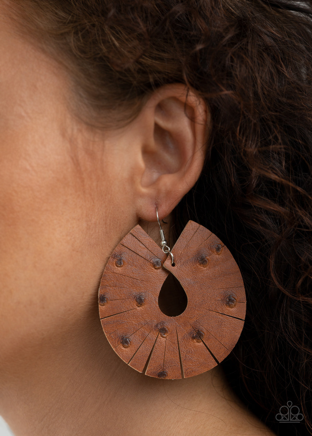 Palm Islands Brown-Earrings