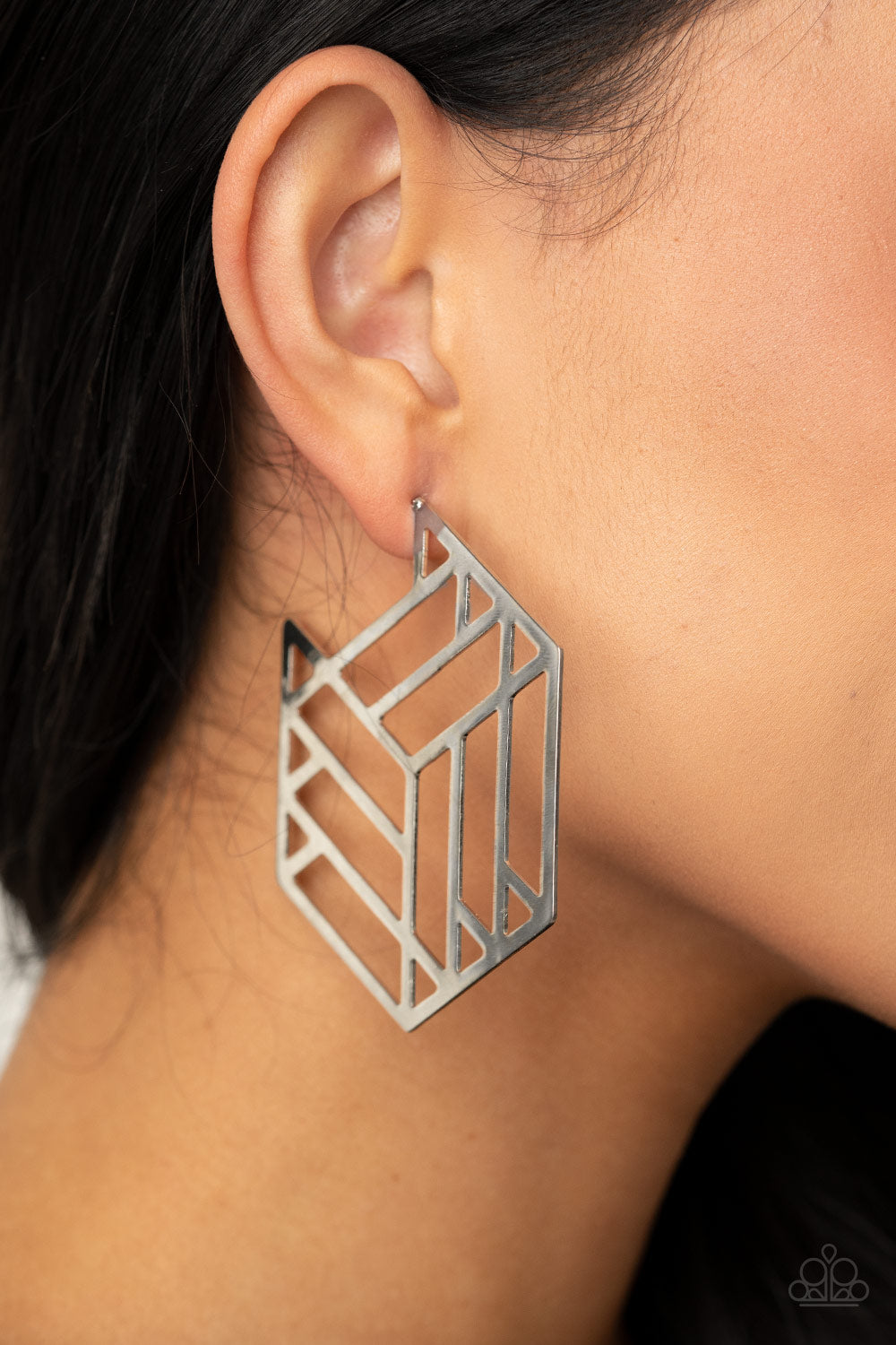 Gotta Get GEO-ing Silver-Earrings