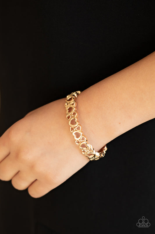 You HEART The Lady! Gold-Bracelet