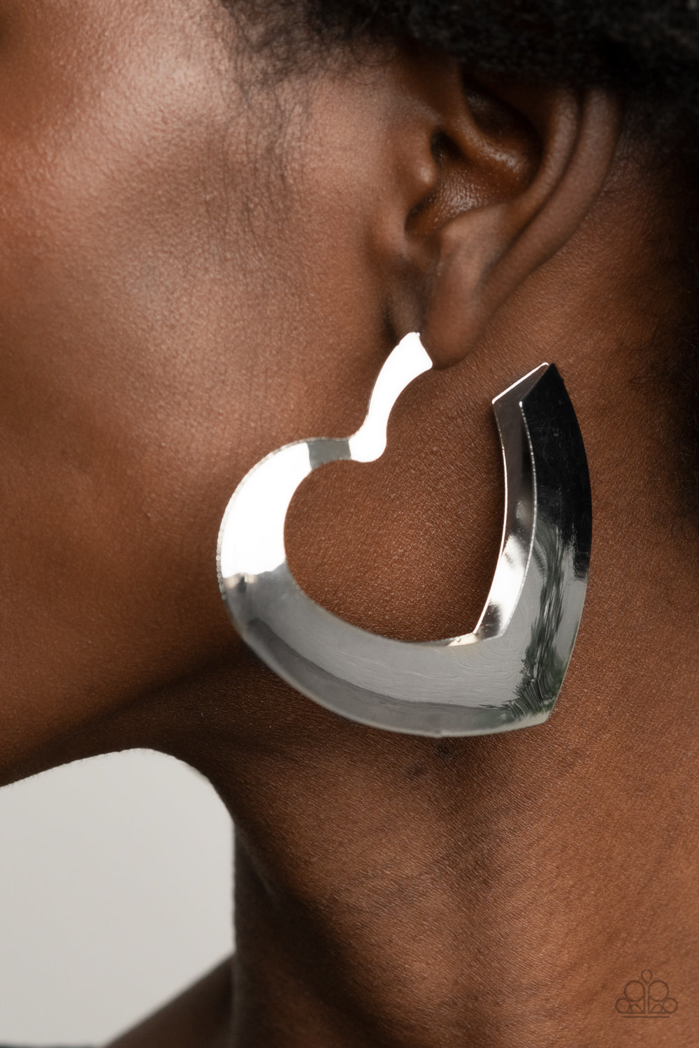 Heart-Racing Radiance Silver-Earrings