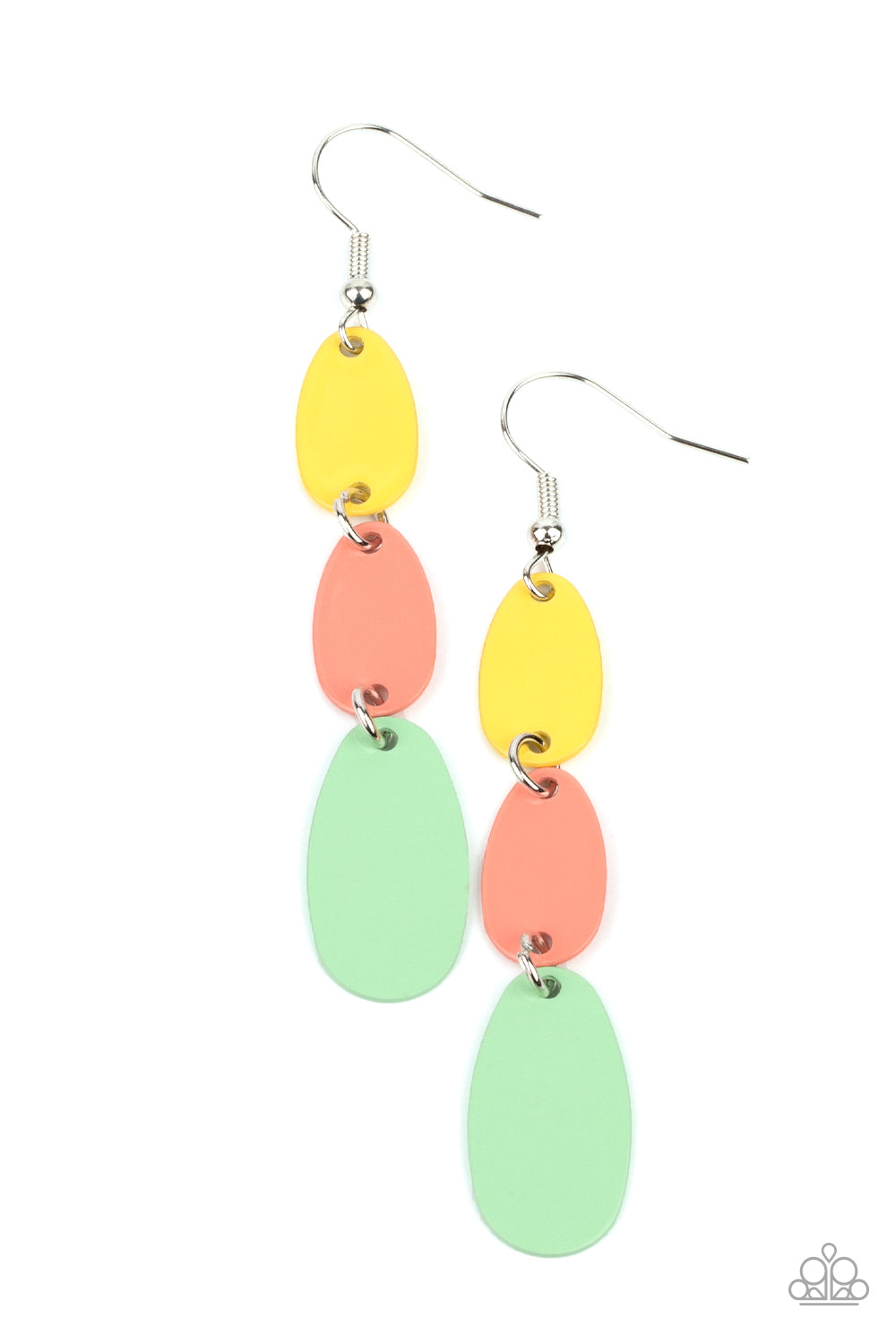 Rainbow Drops Multi-Earrings