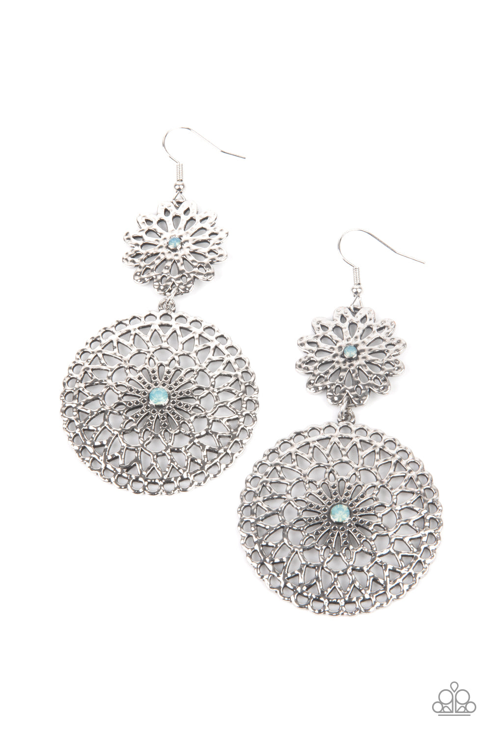 Garden Mantra Blue-Earrings