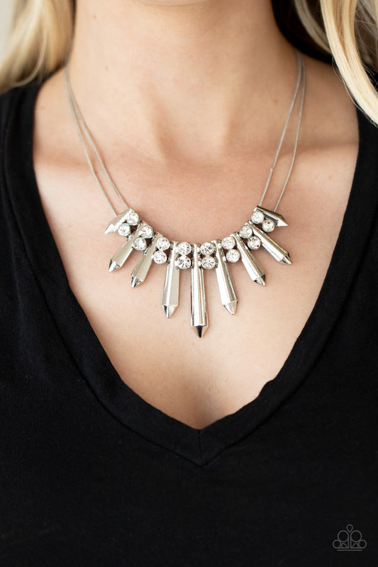 Dangerous Dazzle White-Necklace