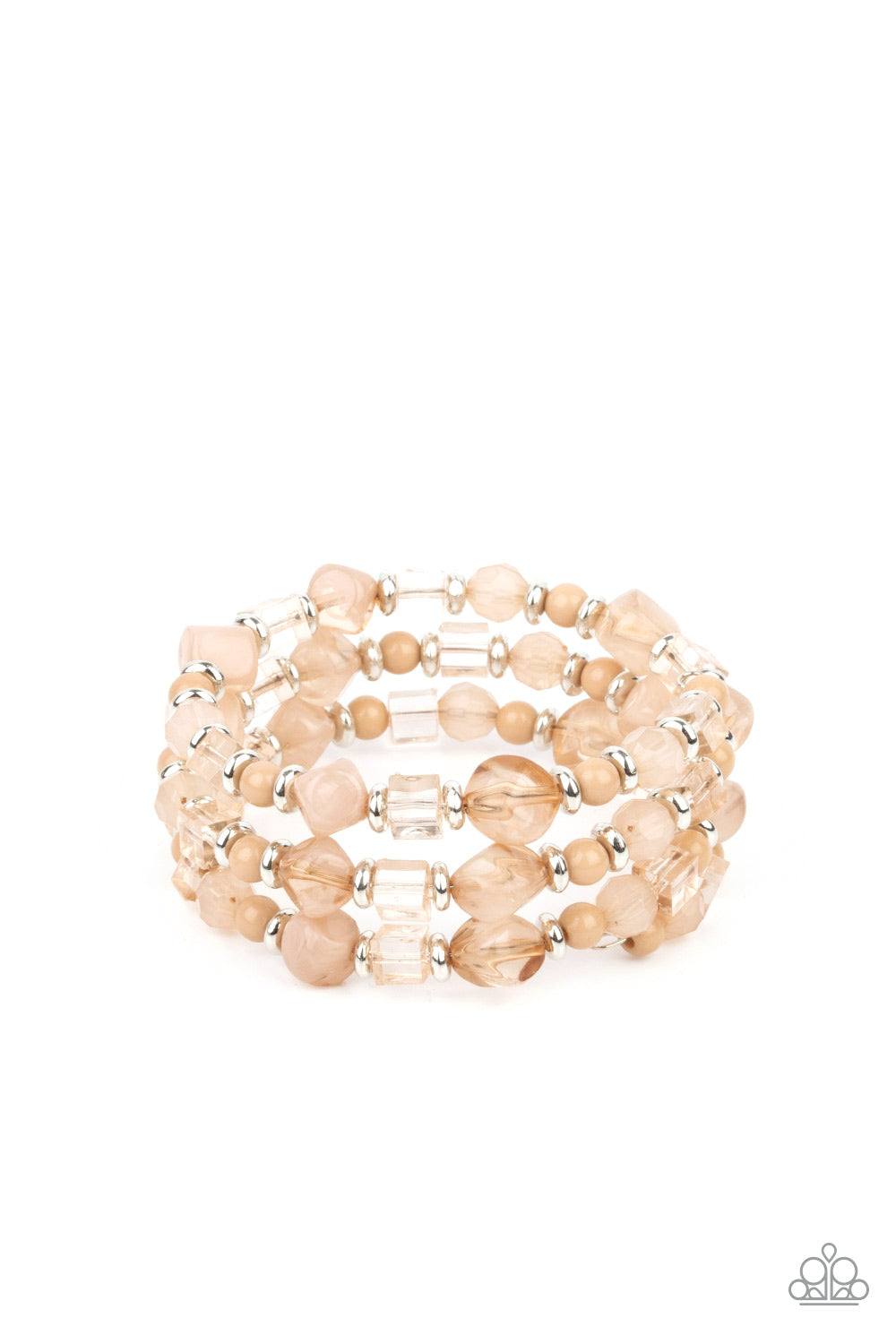 Girly Girl Glimmer Brown-Bracelet