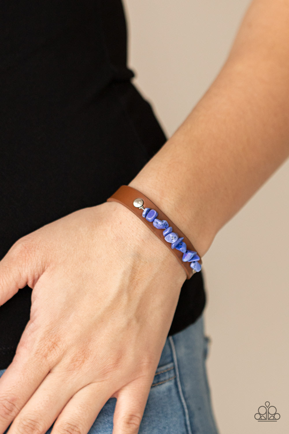 Pebble Paradise Blue-Bracelet