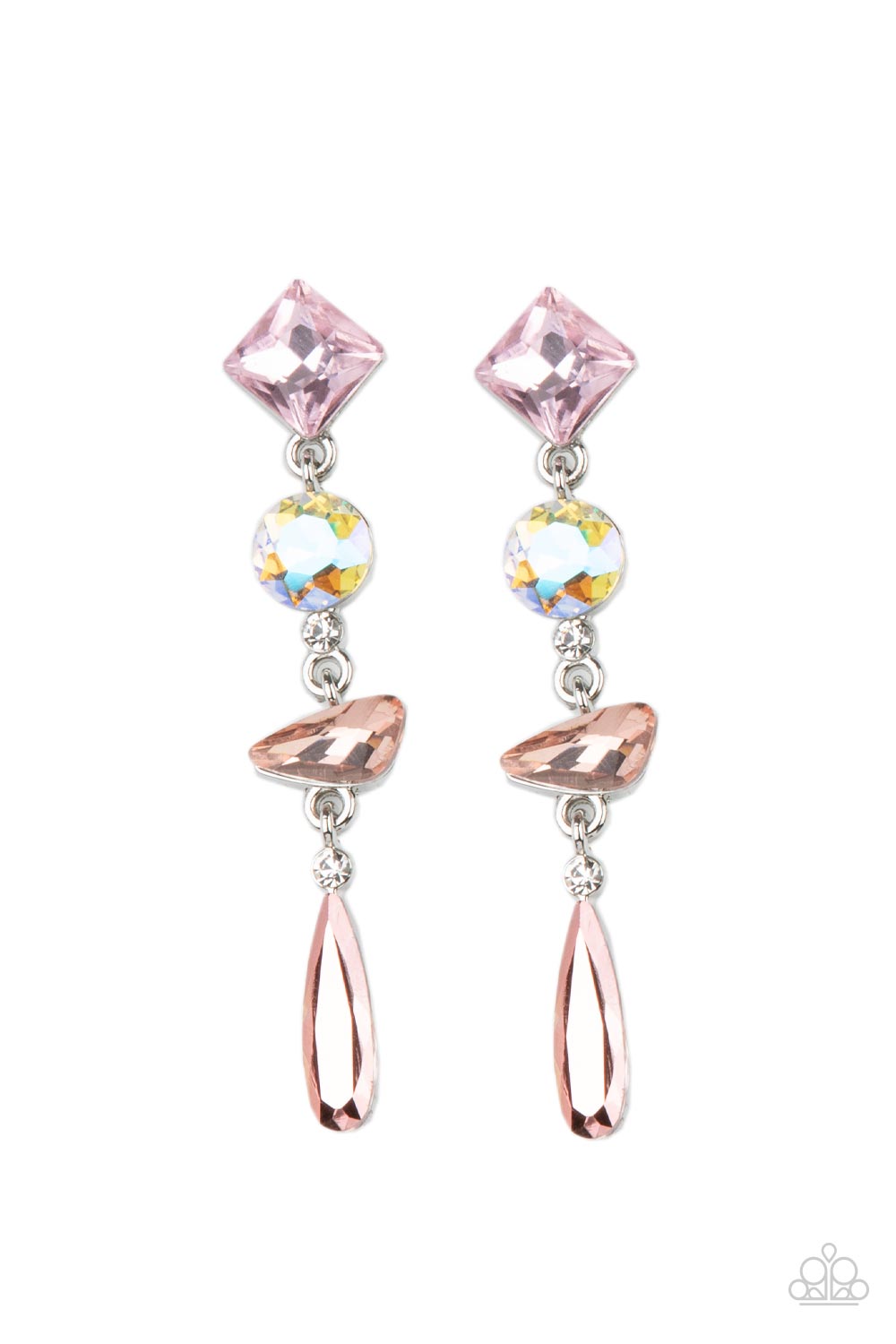 Rock Candy Elegance Pink-Earrings