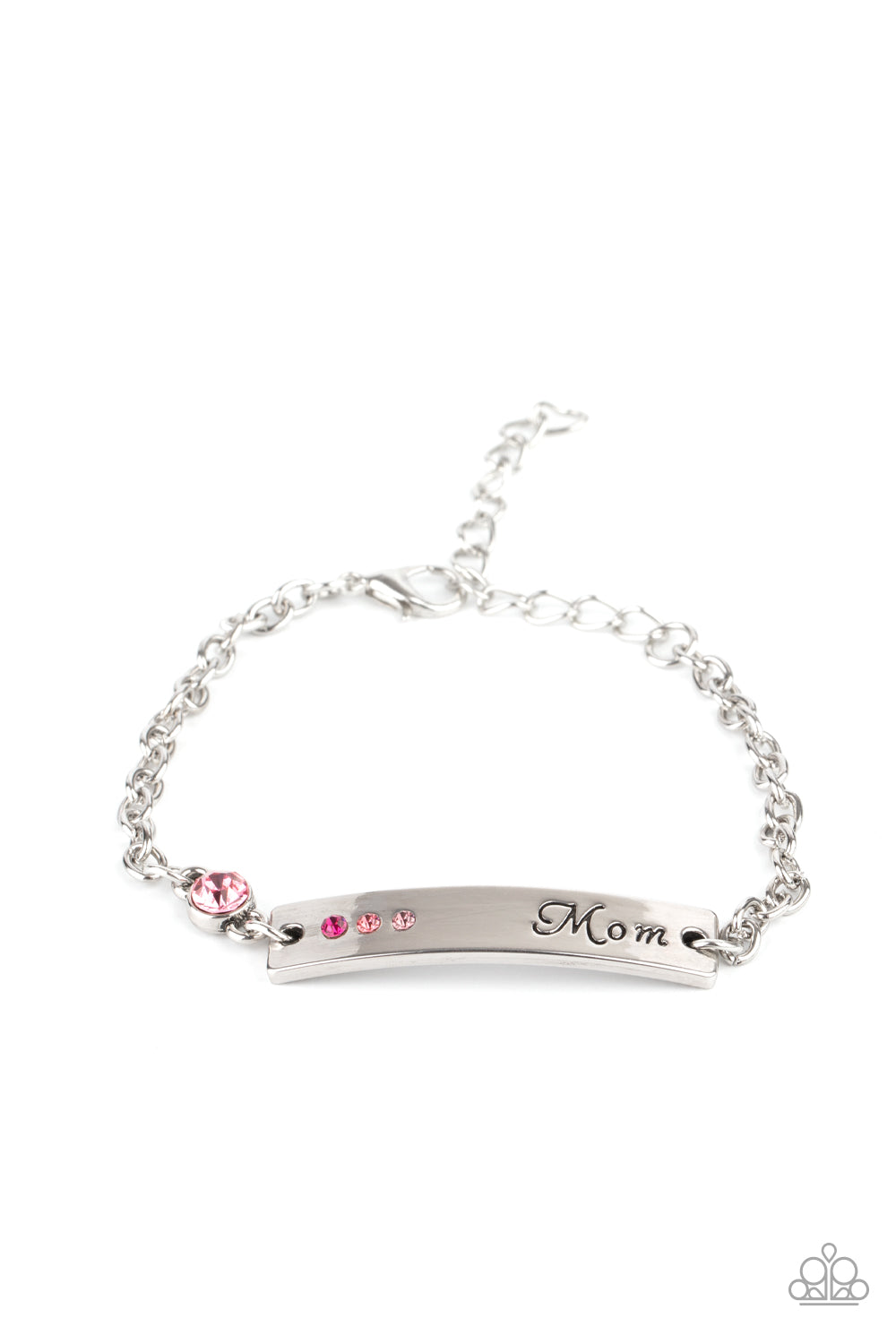 Mom Always Knows Pink-Bracelet