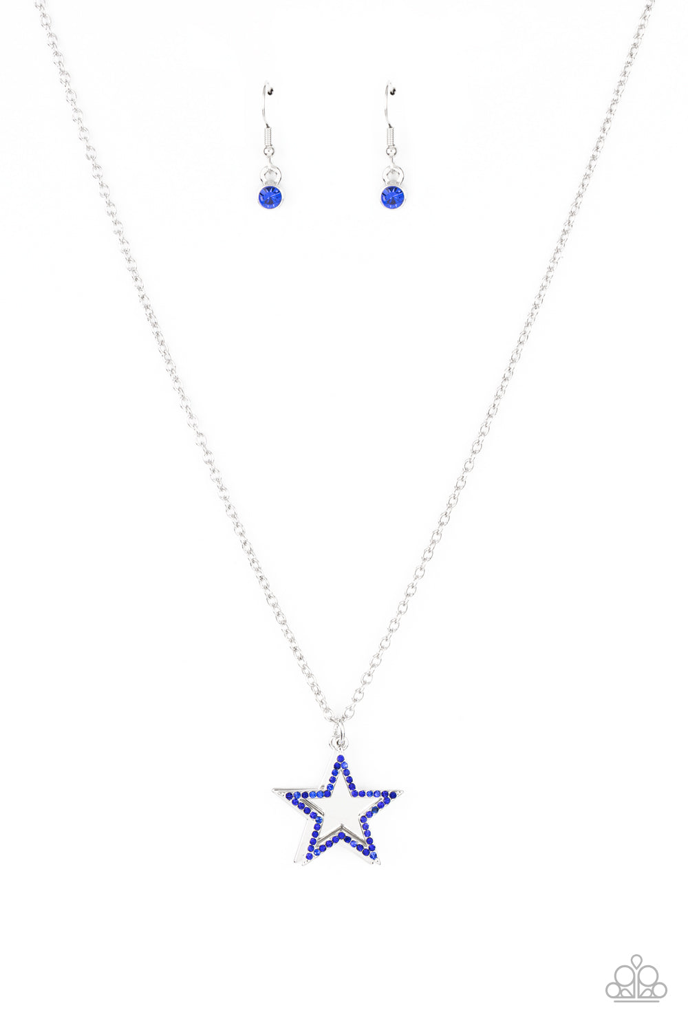 American Anthem Blue - Necklace