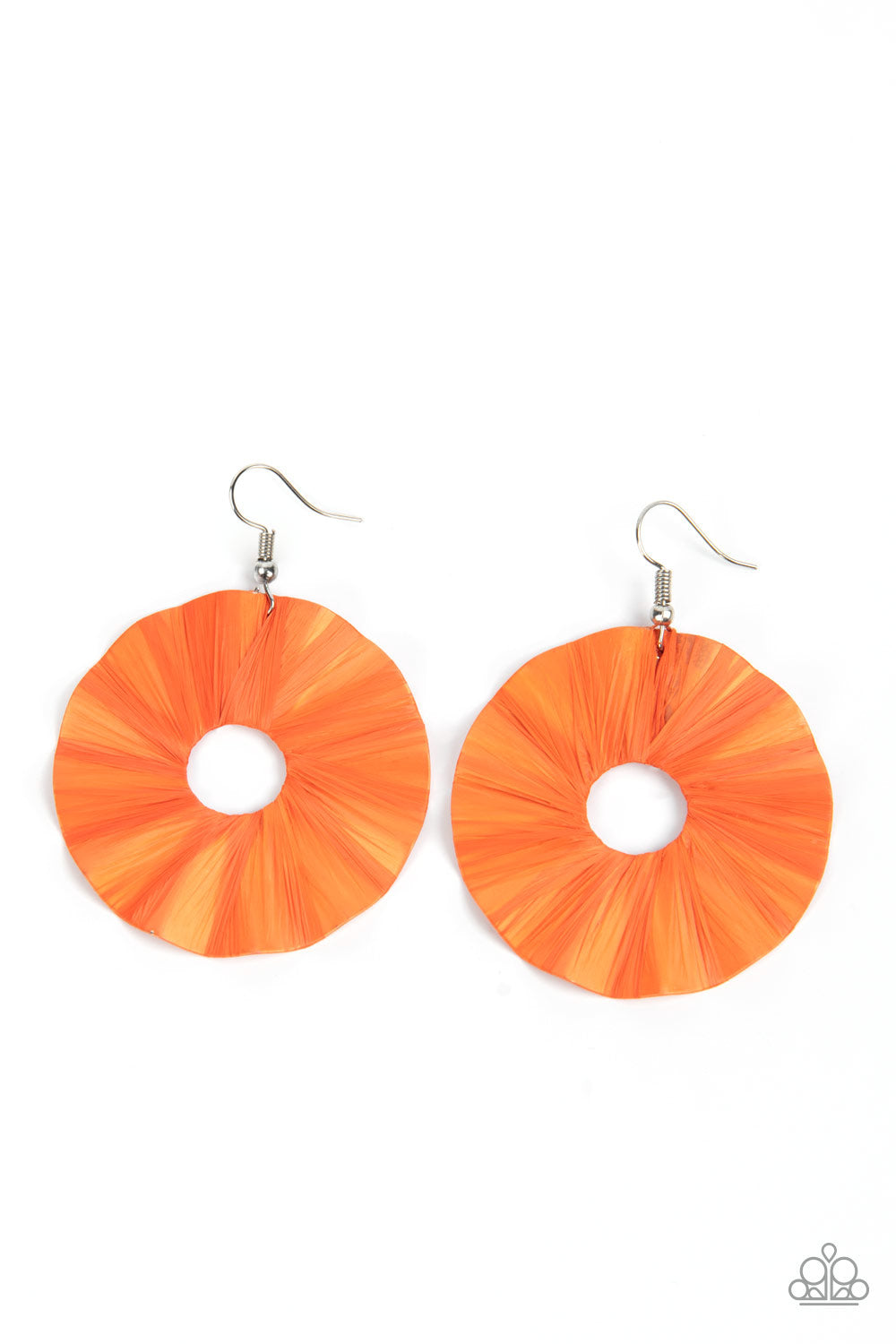 Fan the Breeze Orange-Earrings