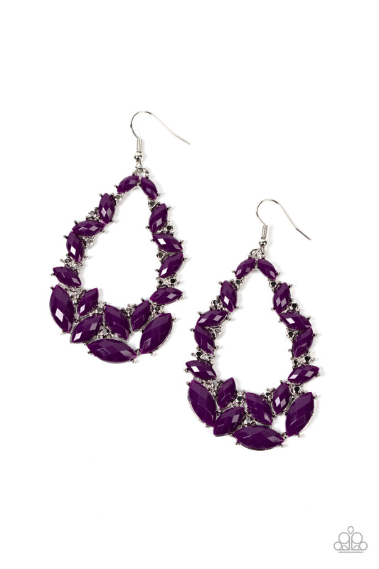 Tenacious Treasure Purple-Earrings