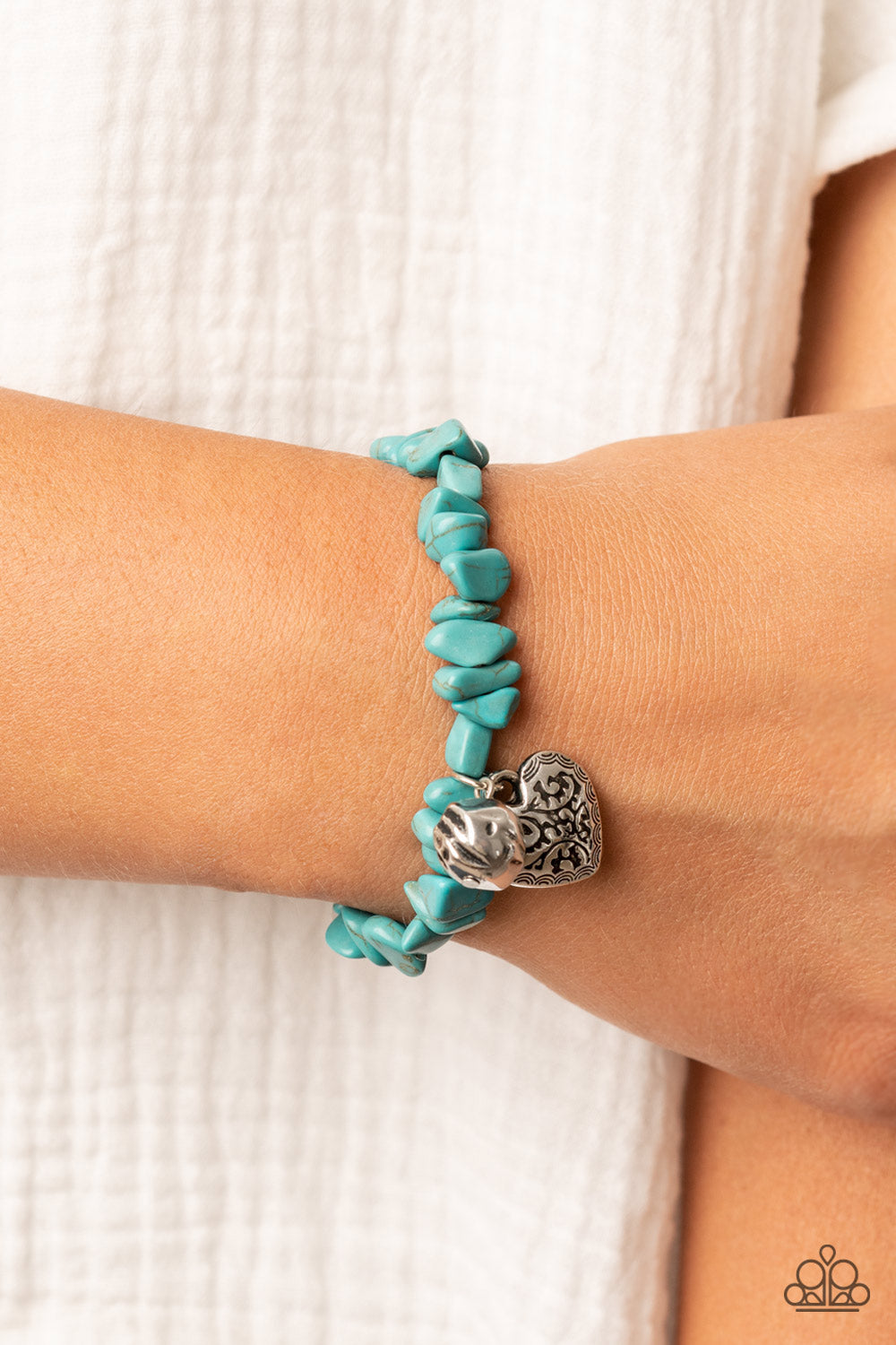 Love You to Pieces Blue-Bracelet