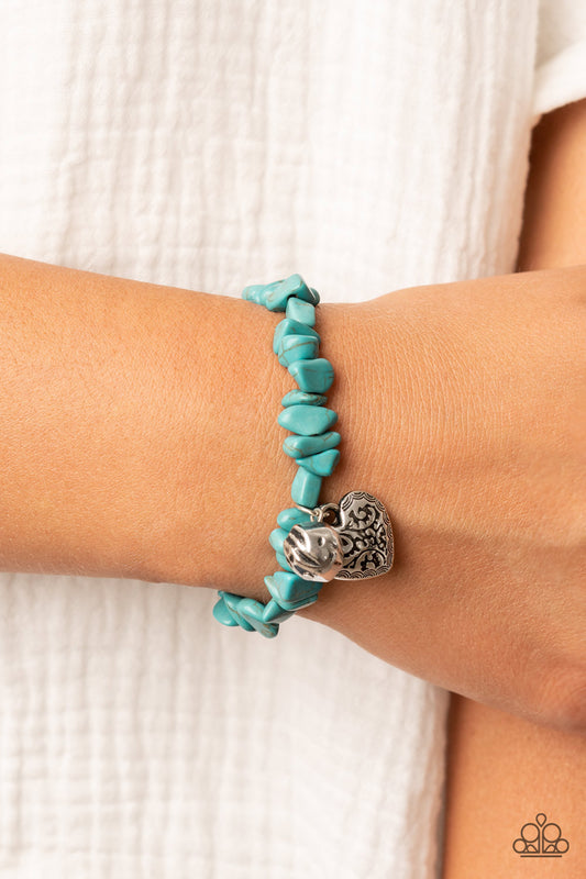 Love You to Pieces Blue-Bracelet