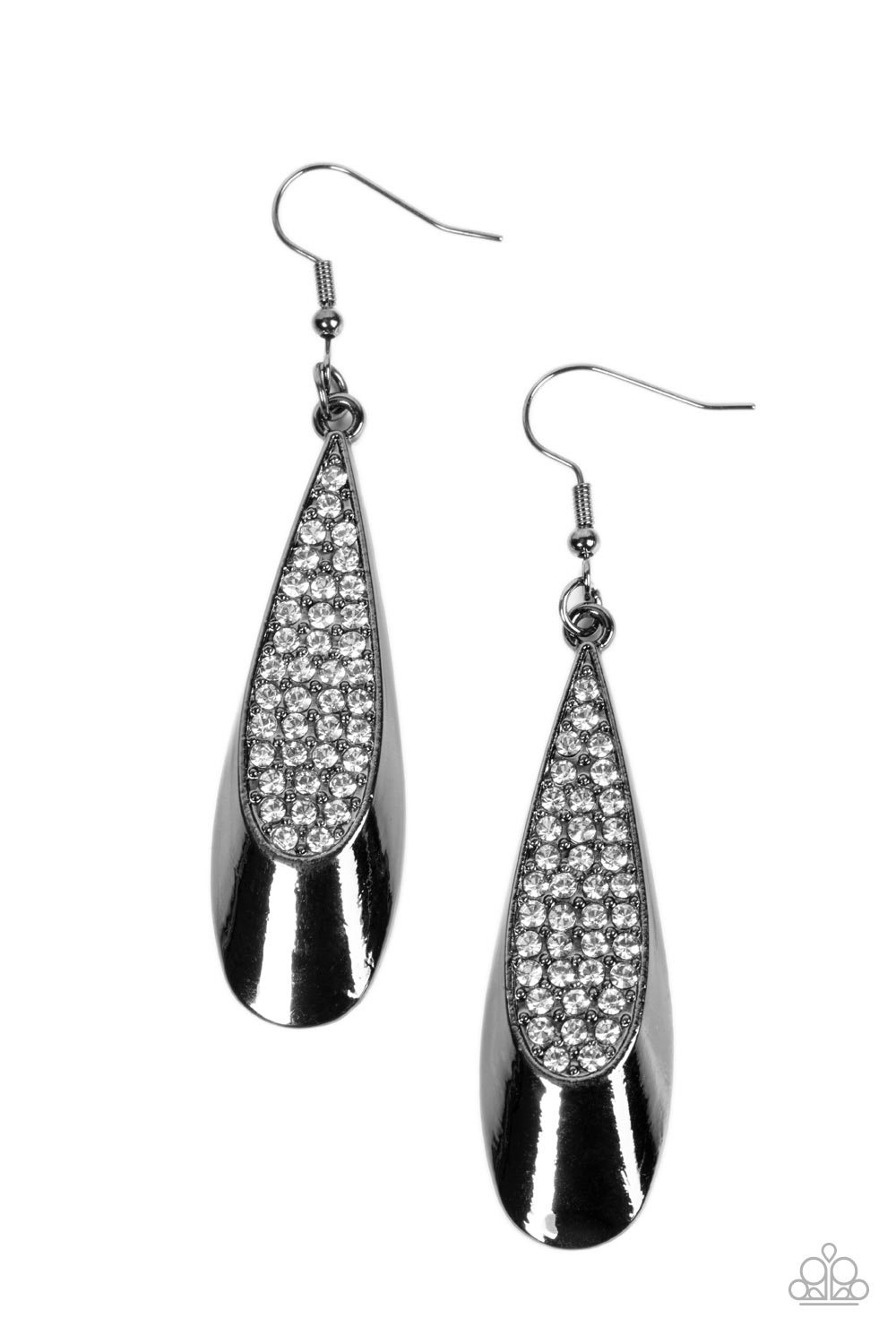 Prismatically Persuasive Black-Earrings