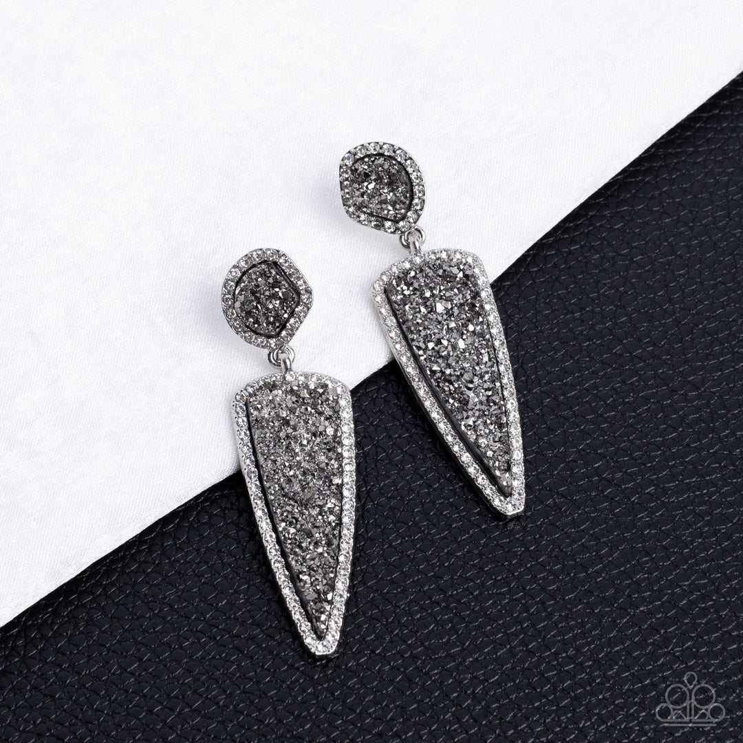 Druzy Desire Silver-Earrings