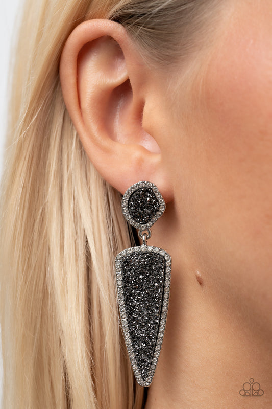 Druzy Desire Silver-Earrings