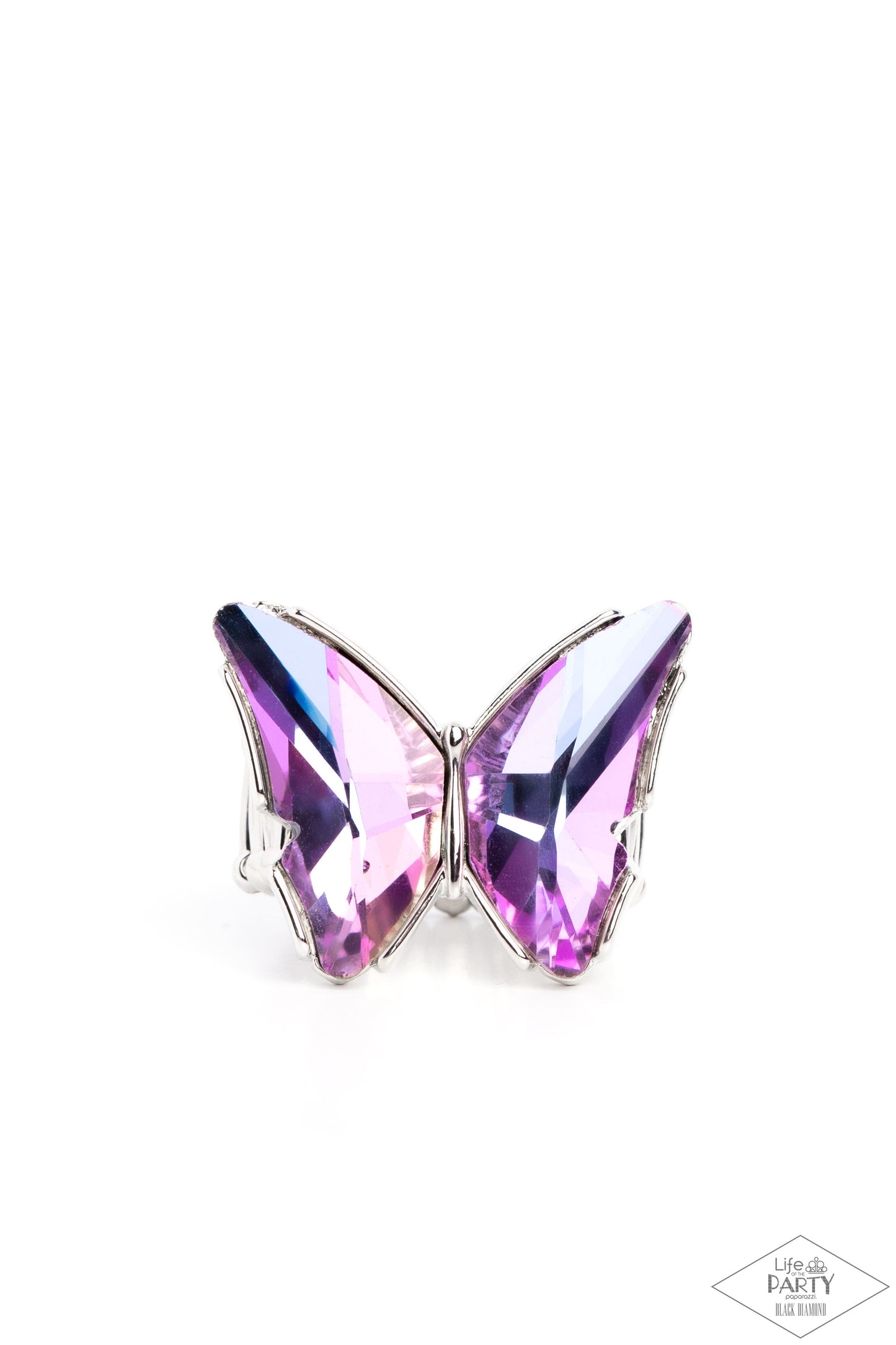 Fluorescent Flutter Purple-Ring