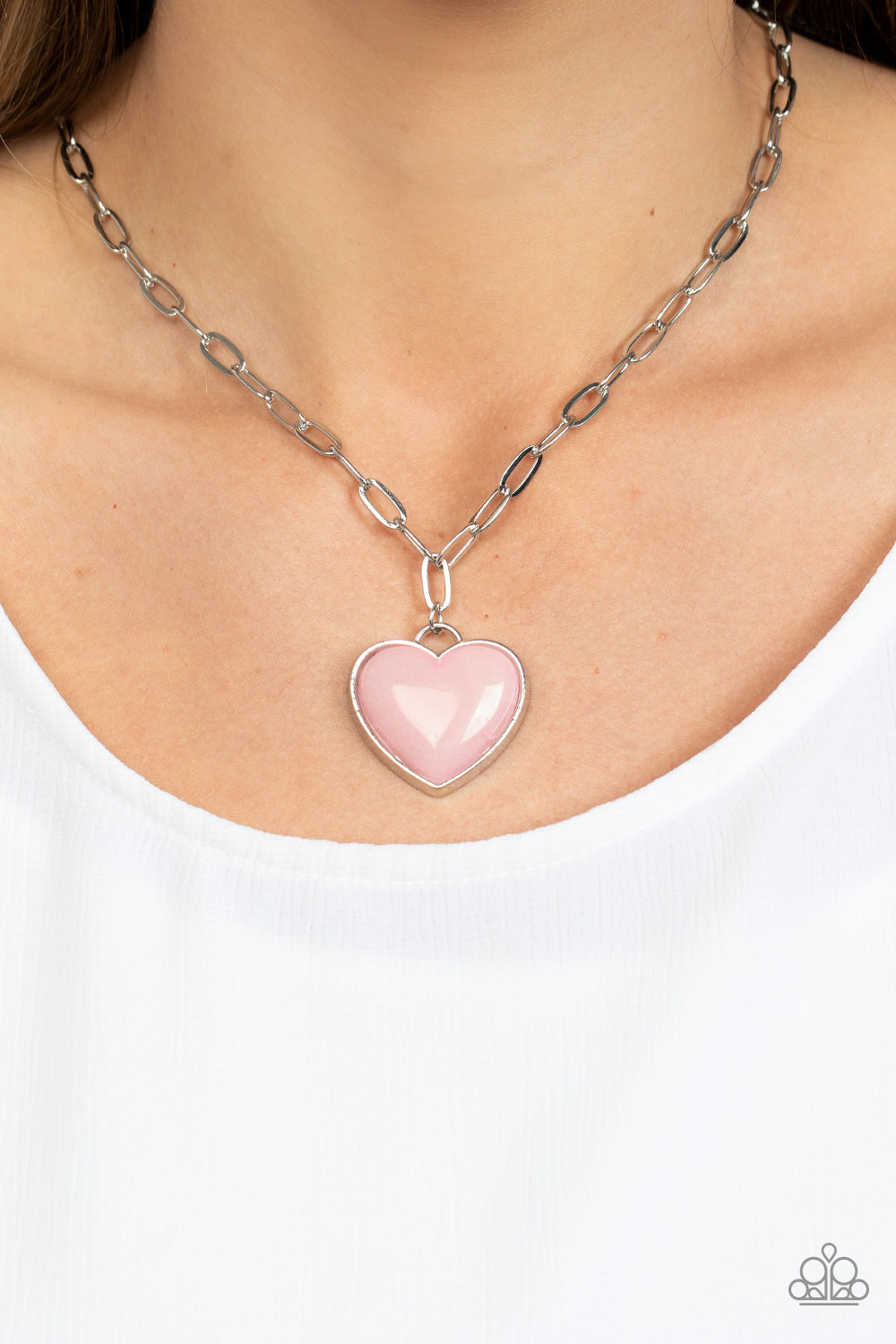 Everlasting Endearment Pink-Necklace