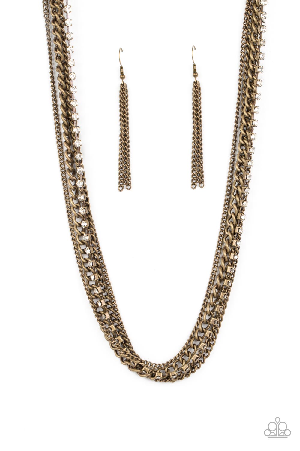 Free to CHAINge My Mind Brass-Necklace